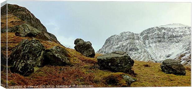 Outdoor stonerock Canvas Print by dale rys (LP)