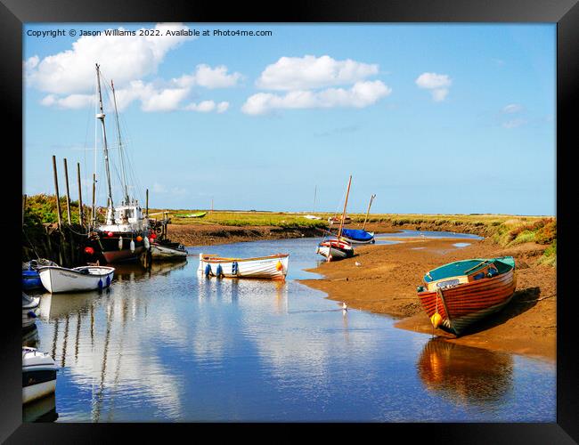 Blakeney Quay Framed Print by Jason Williams