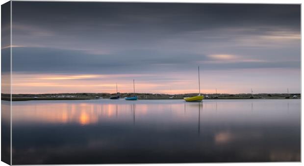 Chichester Harbour, Sunset Canvas Print by Mark Jones