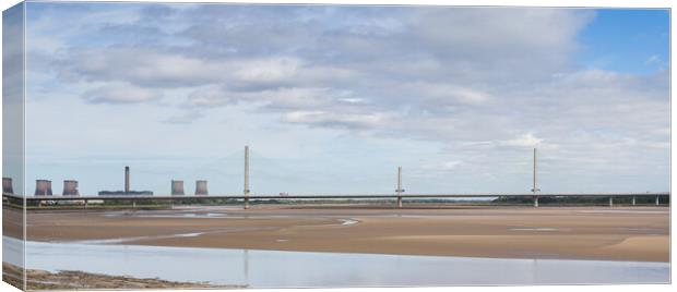 Mersey Gateway Bridge Canvas Print by Jason Wells