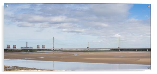 Mersey Gateway Bridge Acrylic by Jason Wells