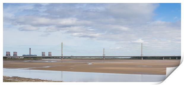 Mersey Gateway Bridge Print by Jason Wells