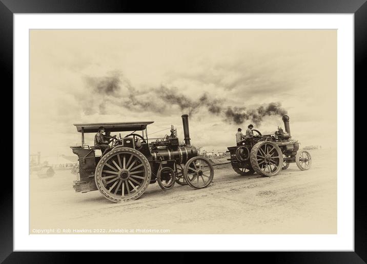 Antique Traction  Framed Mounted Print by Rob Hawkins