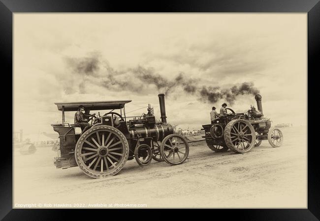 Antique Traction  Framed Print by Rob Hawkins