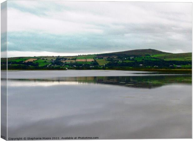 Reflection of Inch Island Canvas Print by Stephanie Moore