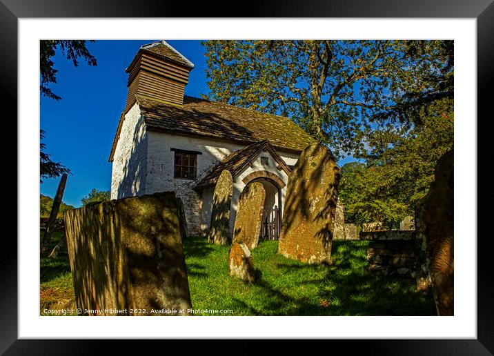 Capel Y Ffin St Mary the Virgin Framed Mounted Print by Jenny Hibbert