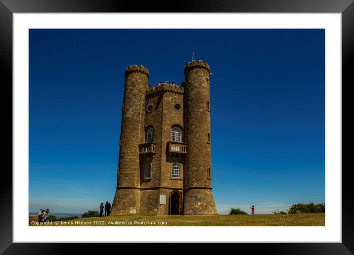 Close up of Broadway Tower  Framed Mounted Print by Jenny Hibbert