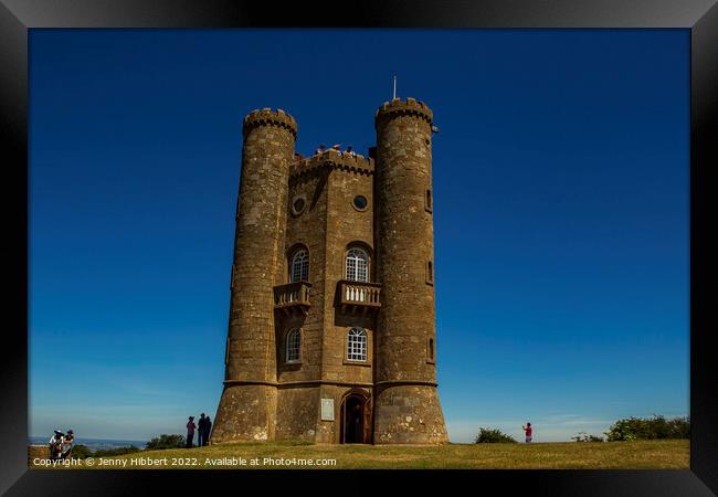 Close up of Broadway Tower  Framed Print by Jenny Hibbert