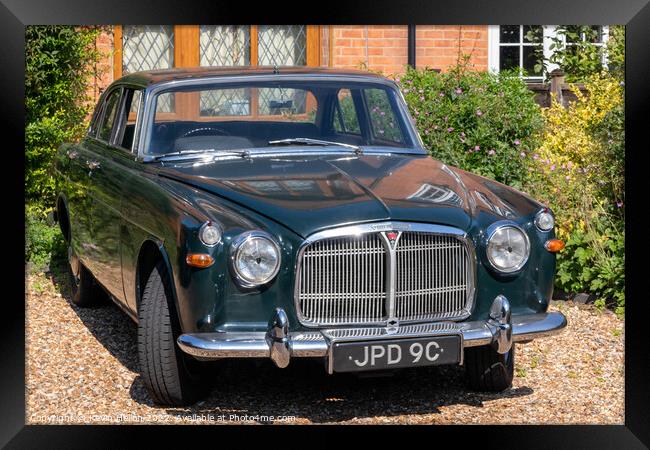 Rover 3 litre car Framed Print by Kevin Hellon