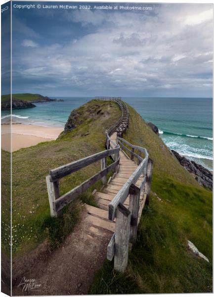 Lookout Point Canvas Print by Lauren McEwan