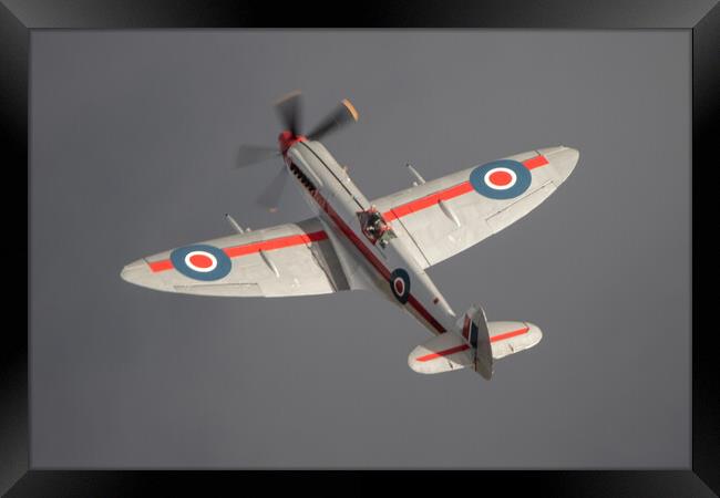 Supermarine Spitfire Mk XIV RN201 Framed Print by J Biggadike