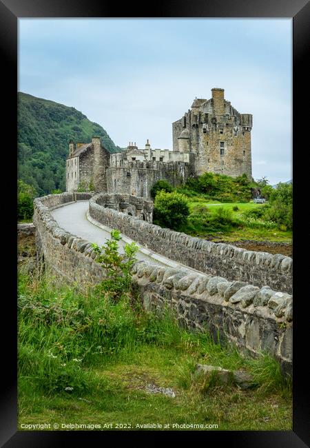 Eilean Donan castle, Scottish Highlands Framed Print by Delphimages Art