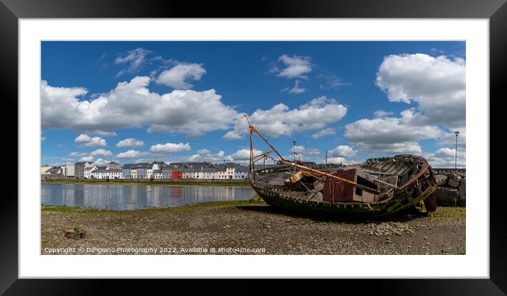 Wrecked In Galway Framed Mounted Print by DiFigiano Photography
