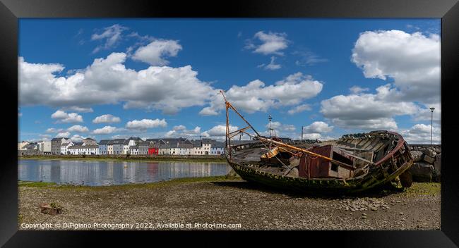 Wrecked In Galway Framed Print by DiFigiano Photography