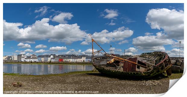 Wrecked In Galway Print by DiFigiano Photography
