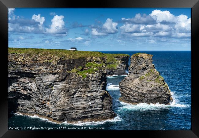 Kilkee Cliffs Van Life Framed Print by DiFigiano Photography