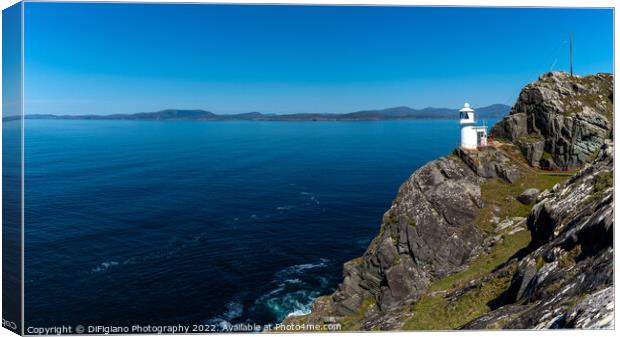 Sheep's Head Lighthouse Canvas Print by DiFigiano Photography