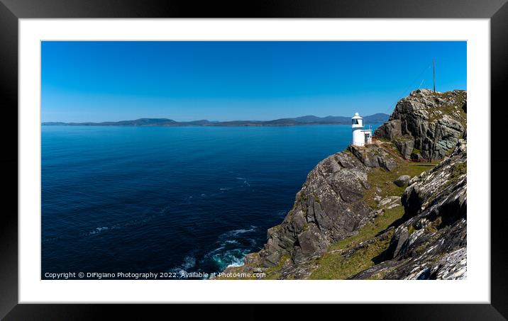 Sheep's Head Lighthouse Framed Mounted Print by DiFigiano Photography