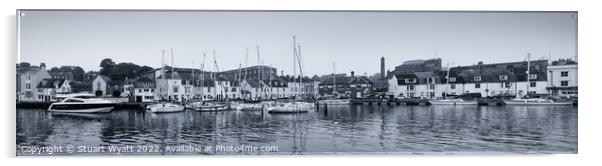 Weymouth Harbour Panorama Acrylic by Stuart Wyatt