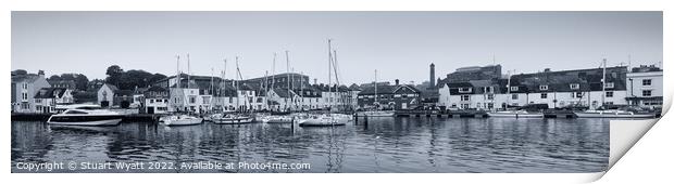 Weymouth Harbour Panorama Print by Stuart Wyatt