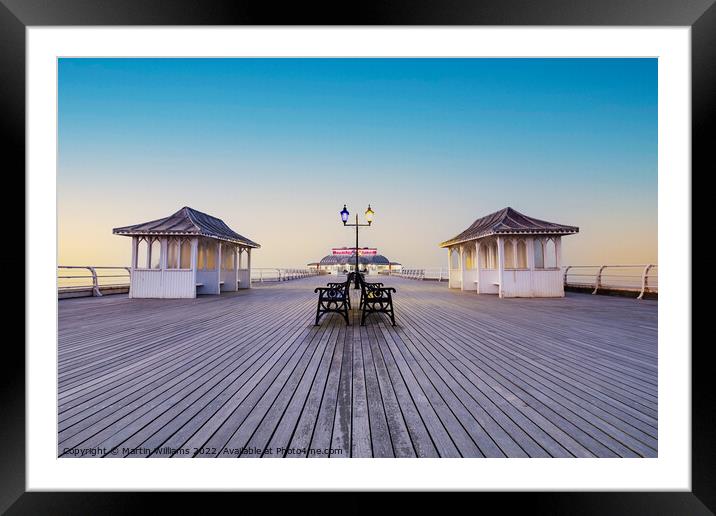 Cromer Pier Framed Mounted Print by Martin Williams
