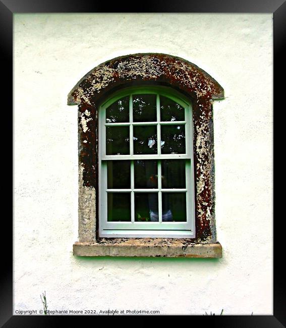 Irish Cottage window Framed Print by Stephanie Moore