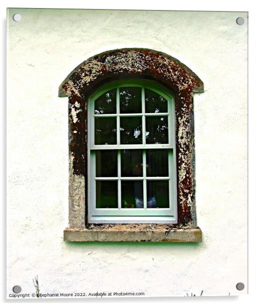 Irish Cottage window Acrylic by Stephanie Moore