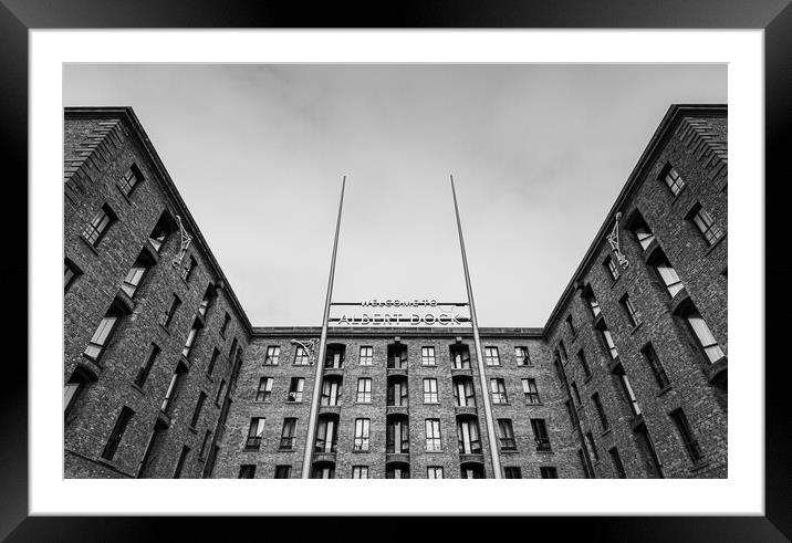 Welcome to Albert Dock Framed Mounted Print by Jason Wells
