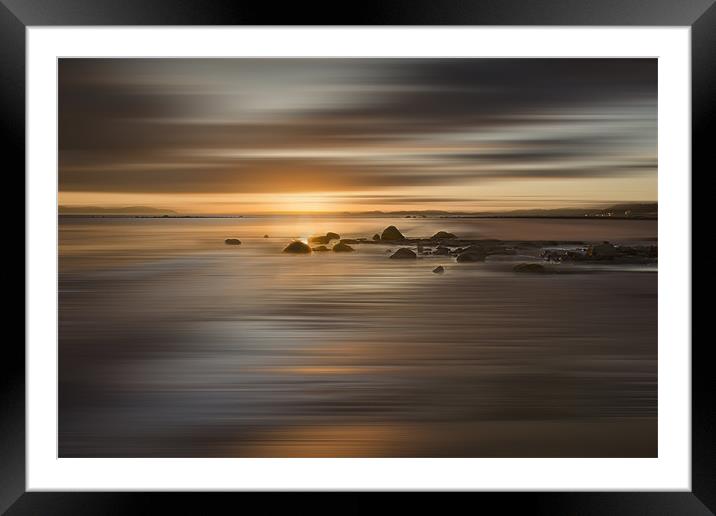 Scottish sunset Framed Mounted Print by Sam Smith
