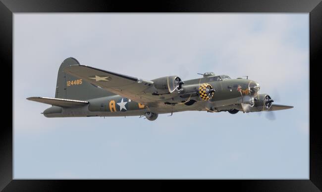 B-17 Flying Fortress Memphis Belle Framed Print by J Biggadike