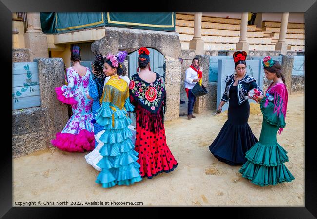 Farewell an’ adieu to you fair Spanish ladies. Framed Print by Chris North