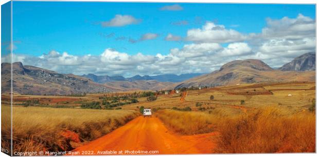 The Road to Andringitra Canvas Print by Margaret Ryan