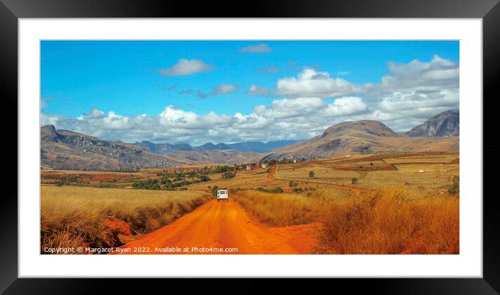 The Road to Andringitra Framed Mounted Print by Margaret Ryan
