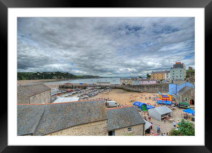 Carnival Time, Tenby Framed Mounted Print by Steve Purnell