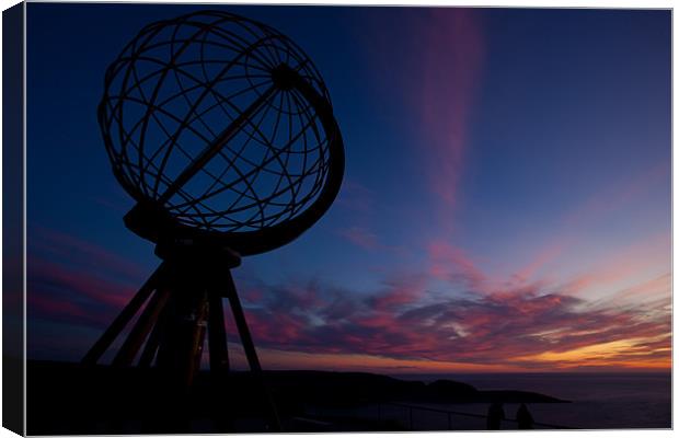 Blue hour at the north cape Canvas Print by Thomas Schaeffer