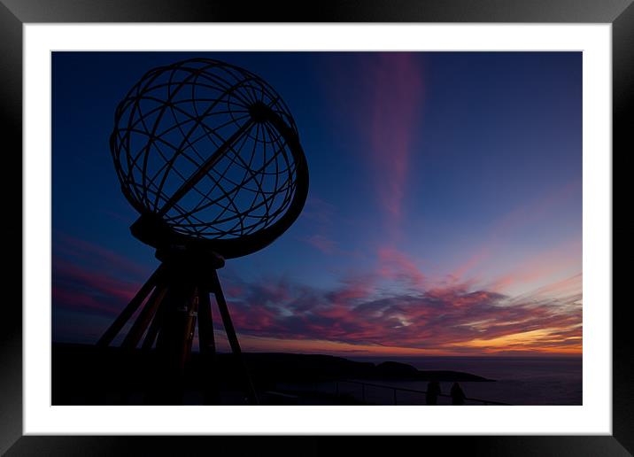 Blue hour at the north cape Framed Mounted Print by Thomas Schaeffer