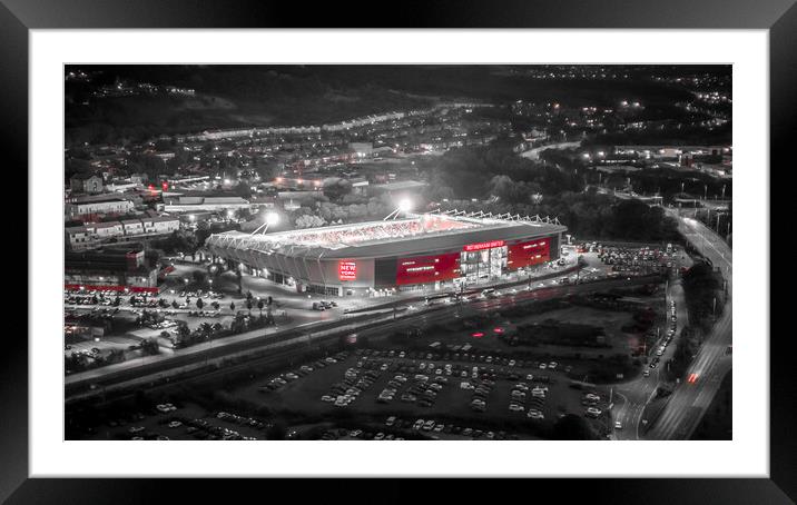The New York Stadium Framed Mounted Print by Apollo Aerial Photography