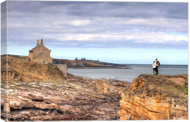 Howick Craster Northumberland  Canvas Print by David Thompson