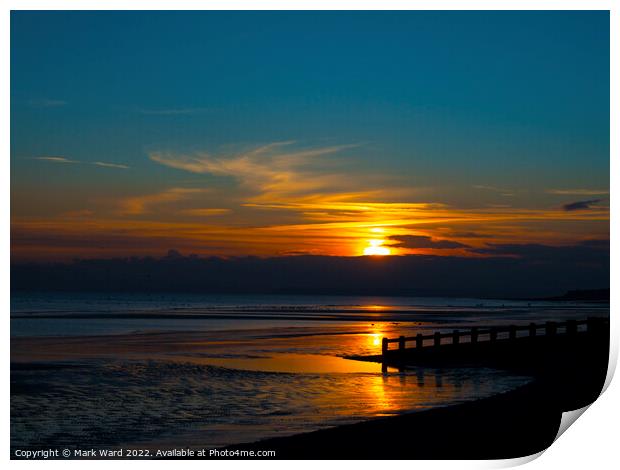 September Golden Sands Print by Mark Ward