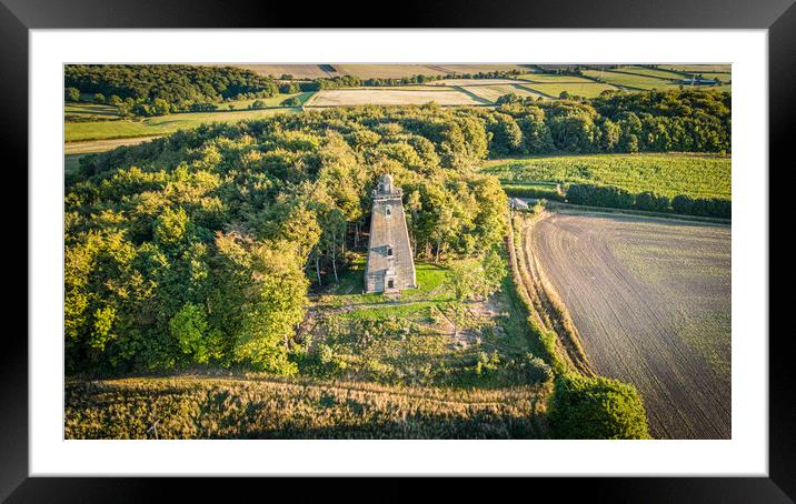 Hoober Stand Framed Mounted Print by Apollo Aerial Photography