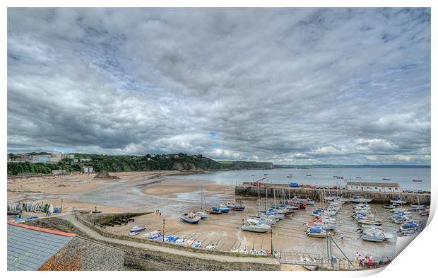Tenby Harbour Print by Steve Purnell