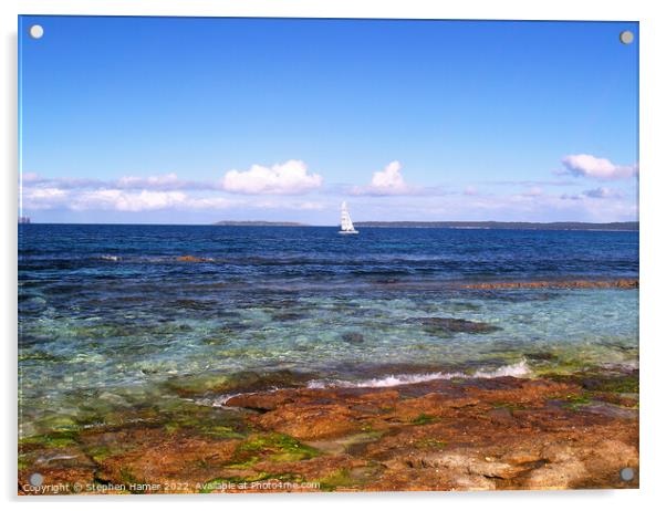 Serenity of Jervis Bay Acrylic by Stephen Hamer