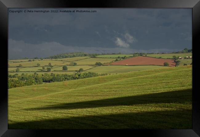 Rural Mid Devon Framed Print by Pete Hemington