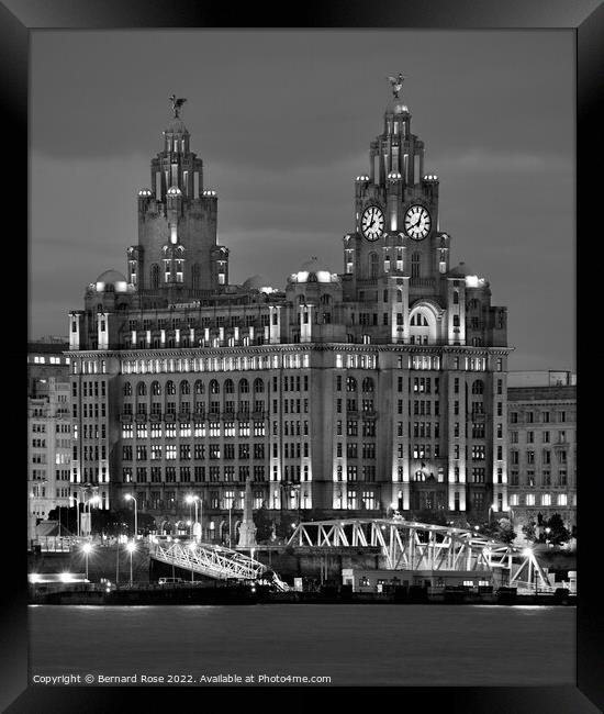 Royal Liver Building Liverpool Framed Print by Bernard Rose Photography