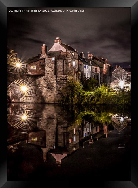 Enchanting Twilight View in Durham Framed Print by Aimie Burley