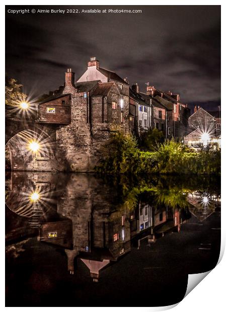 Enchanting Twilight View in Durham Print by Aimie Burley
