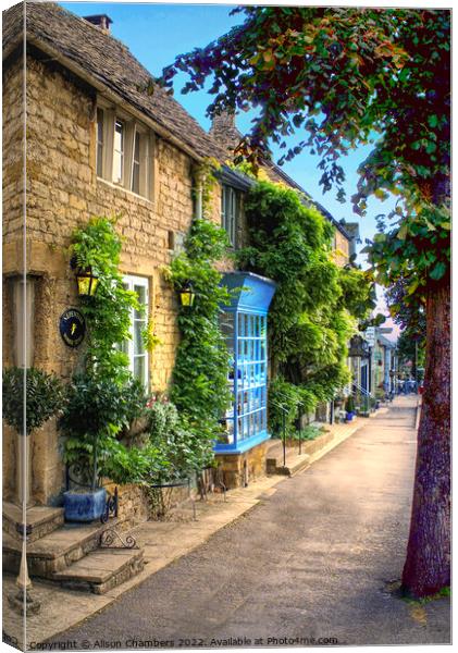 Stow On The Wold Canvas Print by Alison Chambers