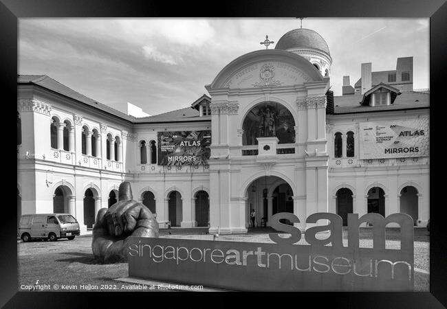 The Singapore Art Museum Framed Print by Kevin Hellon