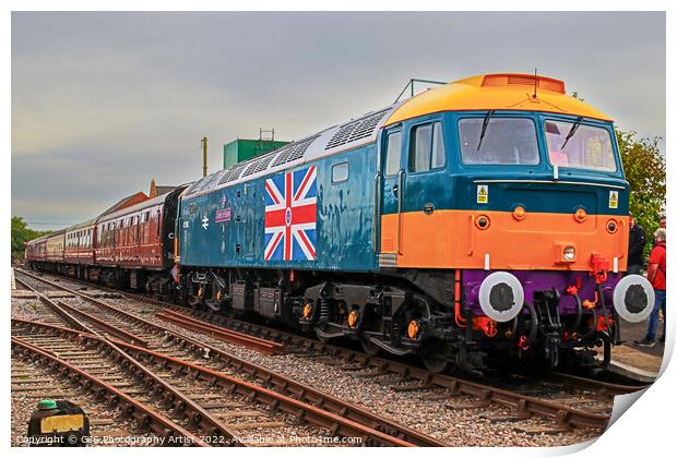 Mid Norfolk Railway’s County of Essex Livery Print by GJS Photography Artist