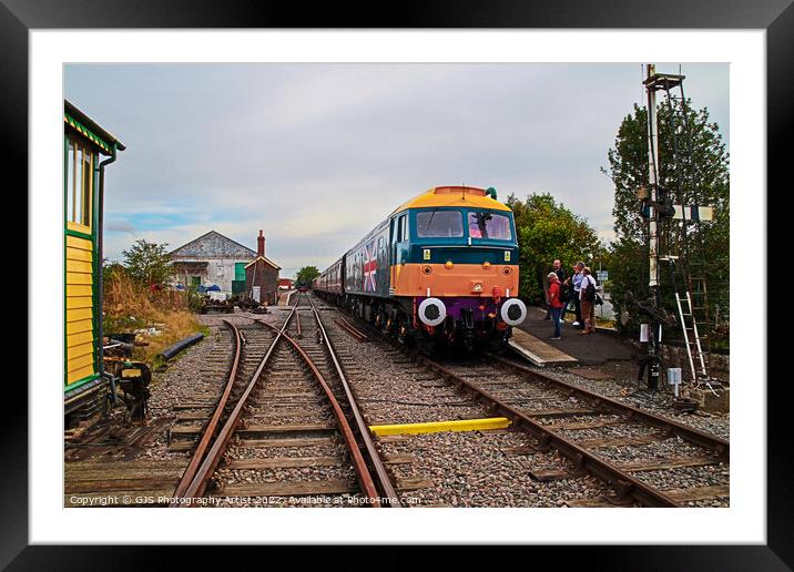 Mid Norfolk Railway’s County of Essex Framed Mounted Print by GJS Photography Artist